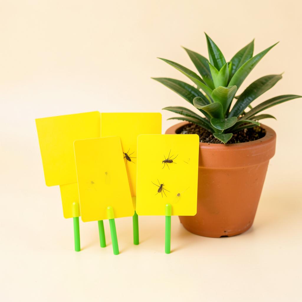 Yellow Sticky Traps for Fungus Gnats