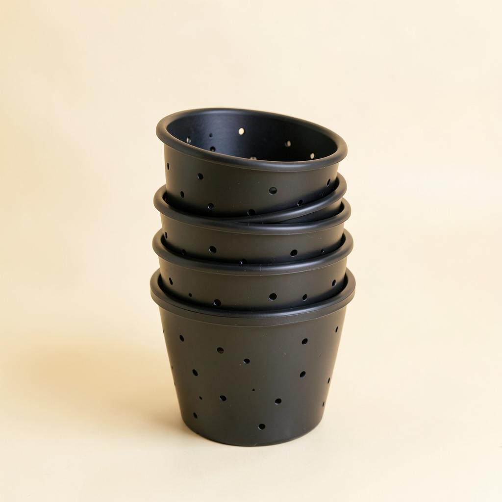Nursery Pot Set with Drainage, 4–8 in